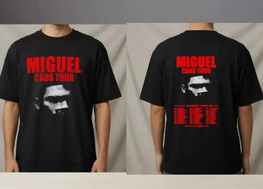 Discover Miguel Embarking On Global 'CAOS Tour' In 2026 T shirt