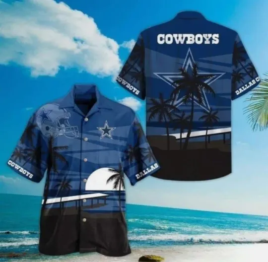 Discover Dallas Cowboys Hawaiian Shirt Gift For Summer Holiday, football Hawaiian Shirt