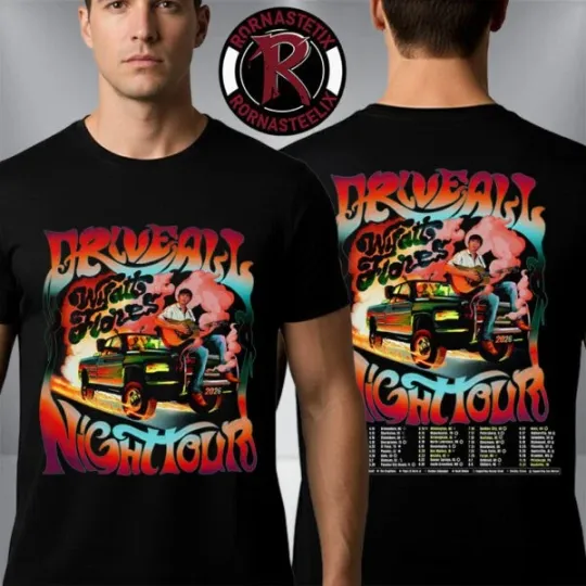 Discover Wyatt Flores The Drive All Night Tour 2026 Venue Schedule Dates Unisex T Shirt