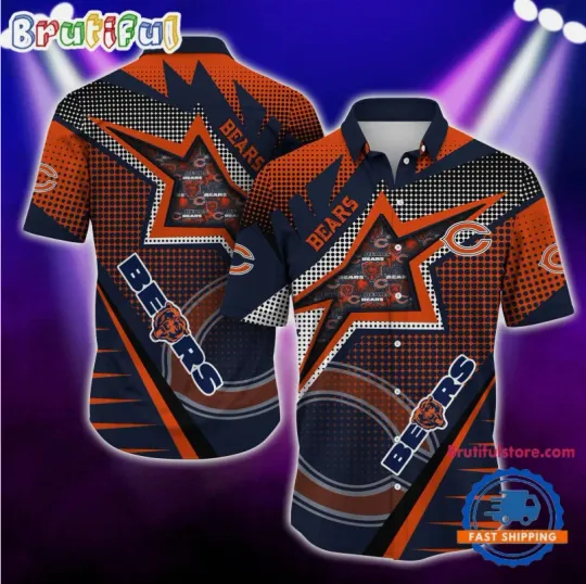 Discover football Chicago Bears Special Football Team Star Hawaiian Shirts