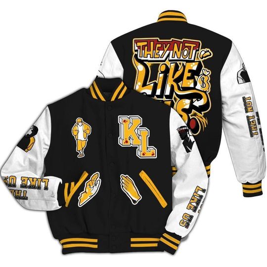 Discover Varsity Jacket To Match White Taxi 12s - Dislike Us Graphic All Over Print