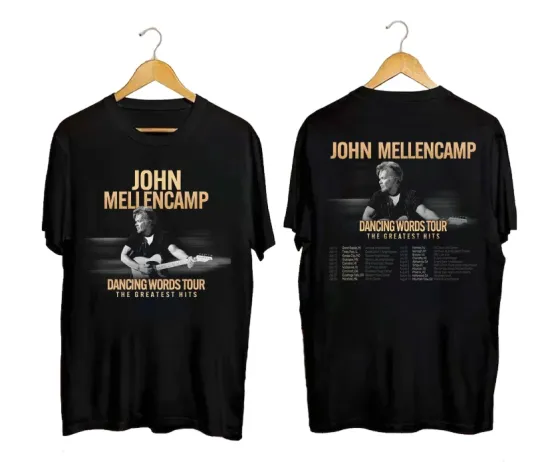 Discover John Mellencamp Tour 2026 Unisex T-Shirt Fullsize S-5Xl