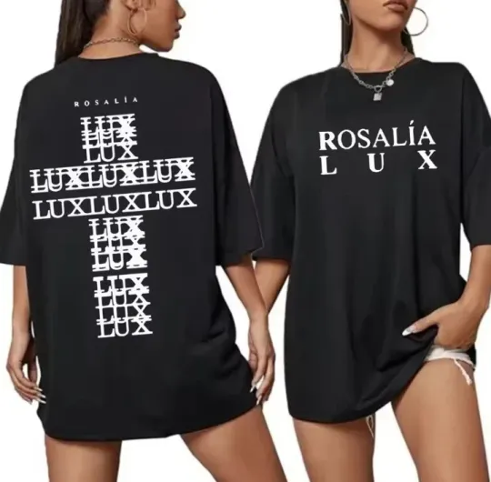 Discover Rosalia Lux Tour 2026 Unisex T-Shirt Fullsize S-5Xl Gift For Fans