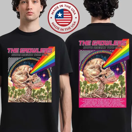 Discover The Growlers North America Tour 2026 Schedule Dates T-Shirt
