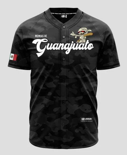 Discover Camo Guanajuato Mummies Baseball Jersey