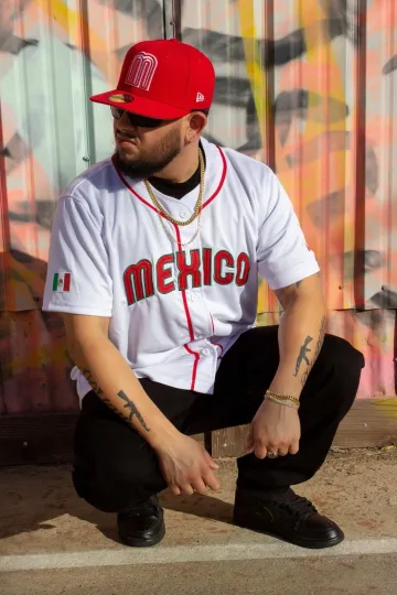 Discover White/Red Mexico Jersey