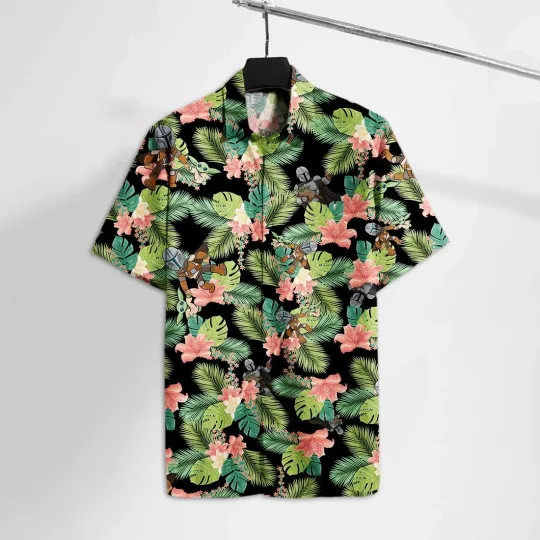 Discover Disney Star Wars Summer Starwars Mandalore And Baby Yoda Tropical Hawaiian Shirt