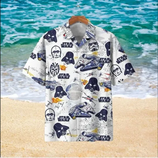 Disney Star Wars Summer Beach Starwars Anakin Skywalker Aloha Hawaiian Shirt