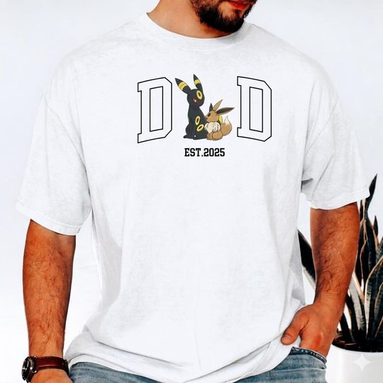 Discover Pokedad Shirt, Dad PKM Shirt, Anime Characters Tee