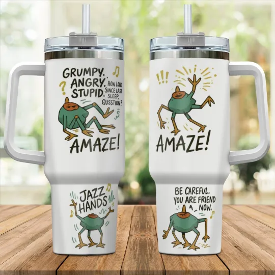 40 Oz Glass Tumbler - Project Hail Mary Gift for Fans