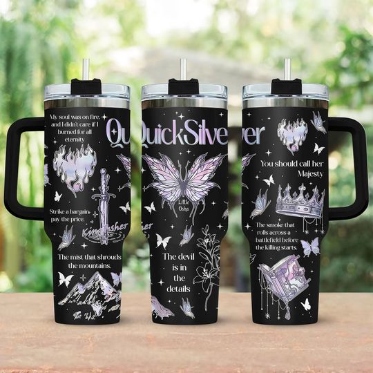 Discover Quicksilver Tumbler, Little Osha Butterfly Tumbler, Saeris Fane Kingfisher Inspired Tumbler, Quicksilver Callie Hart Tumbler