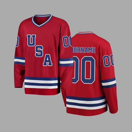 Discover Custom USA Hockey Jersey, Personalization American Hockey, USA Hockey Jersey