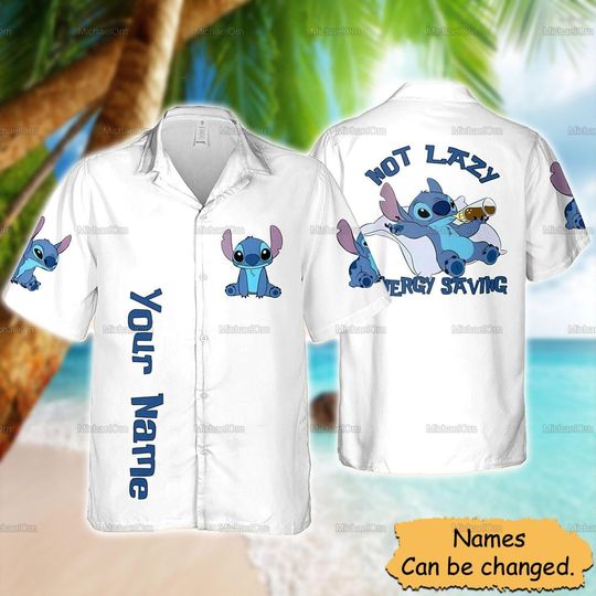 Discover Cute Stitch Shirt, Stitch Beach Shirt, Stich Hawaiian Summer Shirt, Vacation Shirt, Lilo And Stitch Hawaiian Shirt