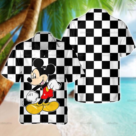 Discover Mickey Shirt, Mickey Sleeve Shirt, Cute Mickey Beach Summer Shirt, Disneyworld Summer Hawaii Shirt, Walt Disney Hawaiian