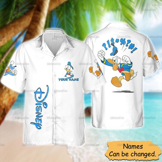 Discover Funny Donald Shirt, Donald Duck Hawaiian Shirt, Disney Donald Shirt, Funny Donald Shirt, Donald Vacation Shirt, Disney World Shirt