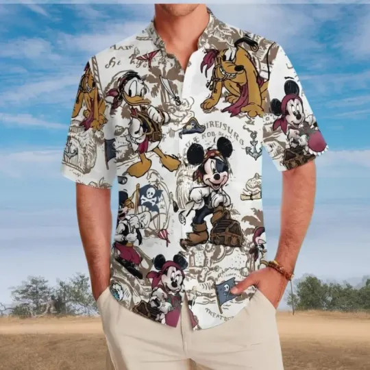 Discover Disney Pirate Night Cruise Hawaiian Shirt, Disney Pirates Of Caribbean