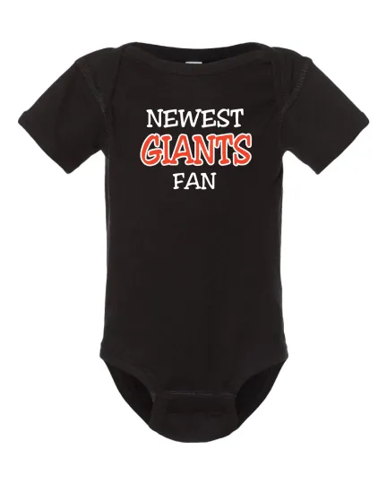 Newest San Francisco Giants Fan Baby Bodysuit