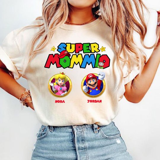 Personalized Super Mommio Shirt, Cute Mom Shirt, Funny Mom Shirt, Mommio Shirt, Super Mom Shirt, Mothers Day Shirt