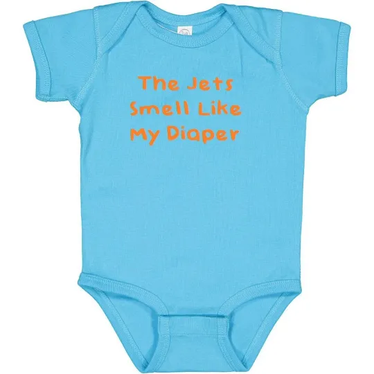 Discover Miami Dolphins Fan The Jets Smell Like My Diaper Baby Bodysuit