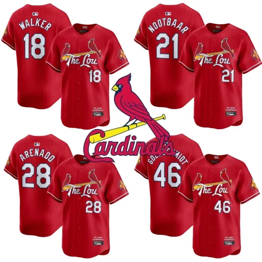 Discover Men's Cardinalss Red City Connect Limited Jersey Printed Jersey