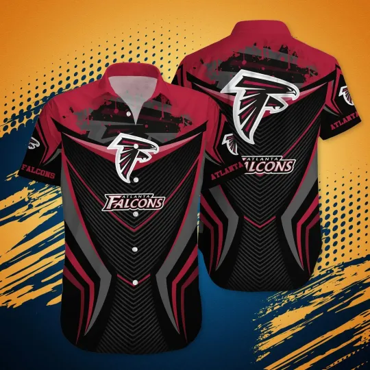 Discover Atlanta Falcons Dynamic Chevron Hawaiian, Gift For Fans, Gift For Friends