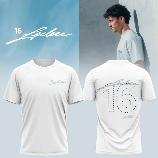 Charles Leclerc 16 Sedici 3D T-Shirt