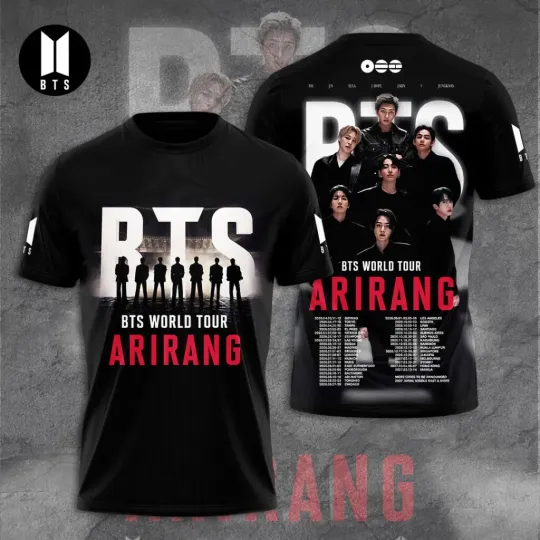 BTS World Tour 2026 3D Apparel
