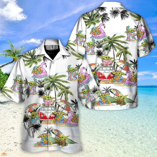 Discover Disney Star Wars Cartoon Aloha Hawaiian Shirt Summer Aloha