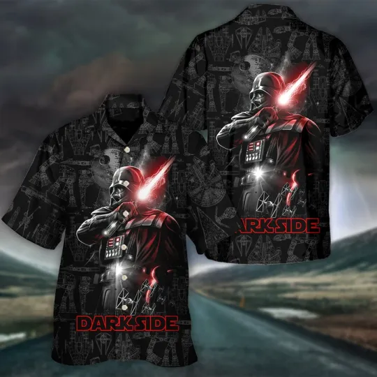 Discover Disney Star Wars Dark Side Rising Hawaiian Shirt Summer Beach Aloha