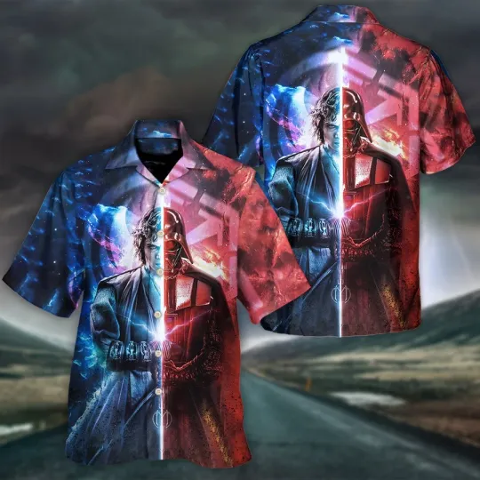 Discover Disney Star Wars Darth Vader Cool Hawaiian Shirt Summer Beach Aloha