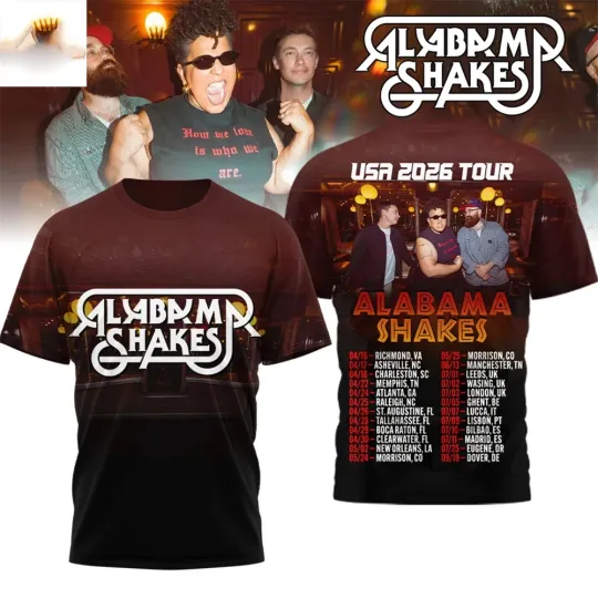 Discover Albm Shakes - USA 2026 Tour All Over Print Men's Shirt