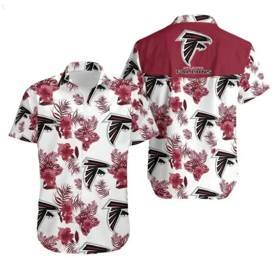 Discover Atlanta Falcons Hibiscus Breeze Hawaiian, Gift For Fans, Gift For Friends