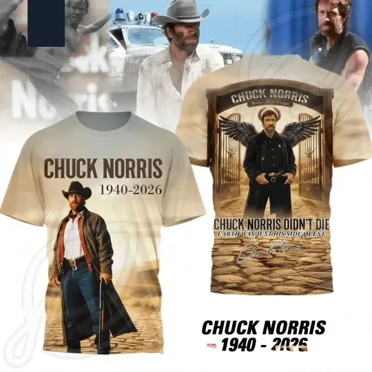 3D shirt Chuck Norris Didn't Die Unisex Shirt
