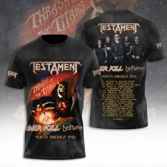 Discover Test Tour 2026 3D Apparel shirt