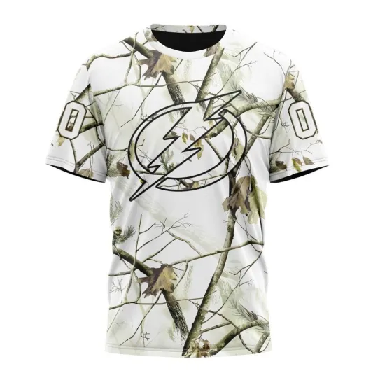 Discover Personalize Tampa Bay Lightnings Special White Winter Hunting Camo 3D Hockey Fans