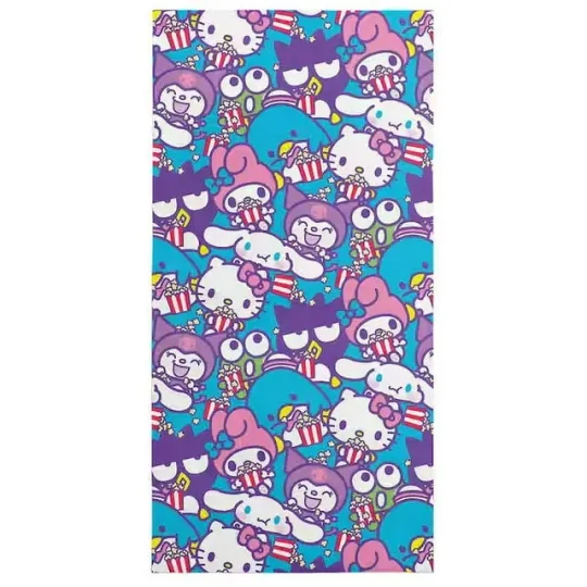 Discover Hello Kitty and Friends Popcorn Beach Towel