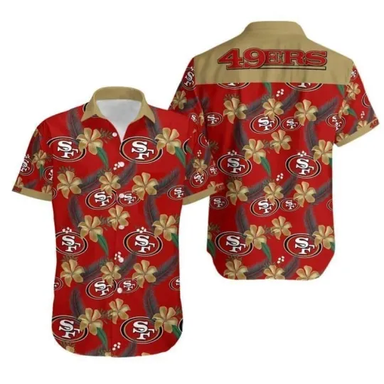 Discover San Francisco Football Team 49erss Hawaiian Shirt Gift For Fans, Hawaiian Shirt