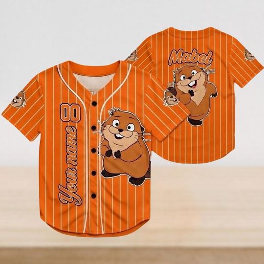 Discover Custom Mabel Hoppers 2026 Baseball Jersey, Pixar Hoppers Movie Shirt, Funny Disney Shirt