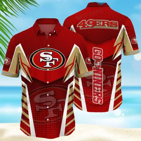 Discover Go Ninerss San Francisco Football Team 49erss Hawaiian Shirt, Hawaiian Shirt