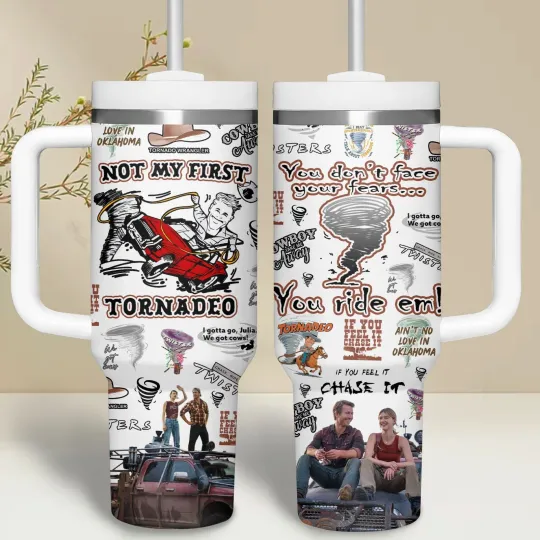Discover Storm Adventure Cartoon Style Inspired Tumbler With Handle 40oz