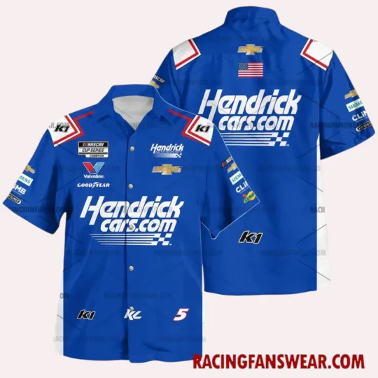 Kyle Larson Nascar Racing 2025 Hawaiian Shirts