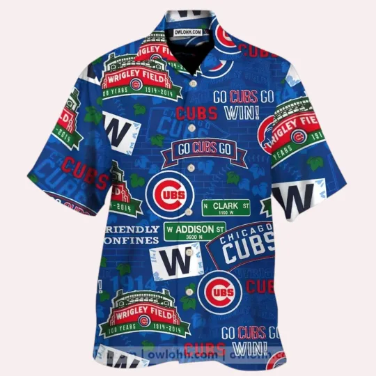 Chicago Cubs Baseball Unisex Hawaiian Shirt