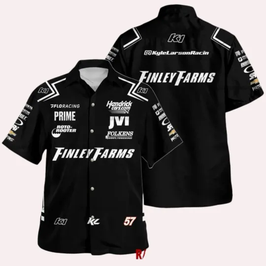 Kyle Larson Nascar Racing 2024 Hawaiian Shirts