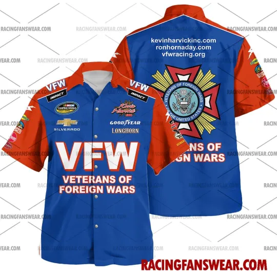 Discover Ron Hornaday Jr Nascar Racing 2009 VFW Uniform  Hawaiian Shi