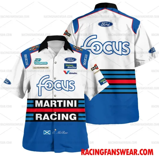 Discover Colin McRae Nascar Focus Martini Racing 2000 Uniform  Hawaiian Po