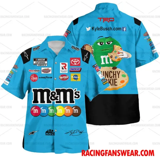 Kyle Busch Nascar Racing 2022 Uniform  Hawaiian Shirts