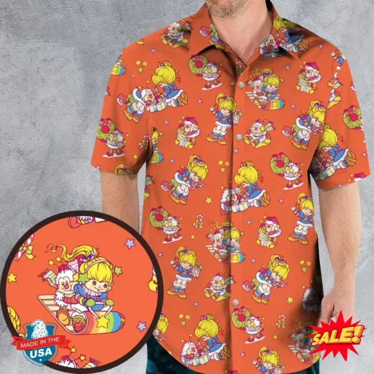 Discover Rainbow Brite Christmas Hawaiian Shirt
