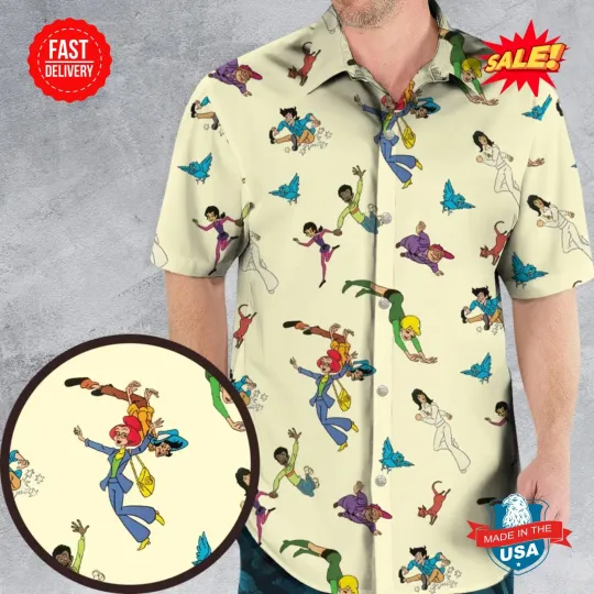Discover Mision Magic Characters Hawaiian Shirt