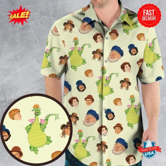 Discover Pete's Dragon Characters Hawaiian Shirt