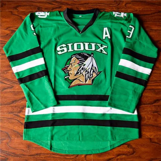Discover Jonathan Toews #9 Sioux Ice Hockey Jersey